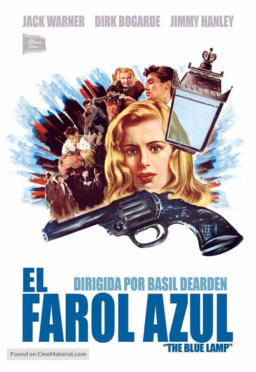 The Blue Lamp - Spanish DVD movie cover