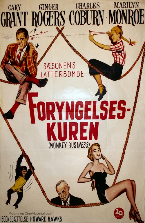 Monkey Business - Danish Movie Poster