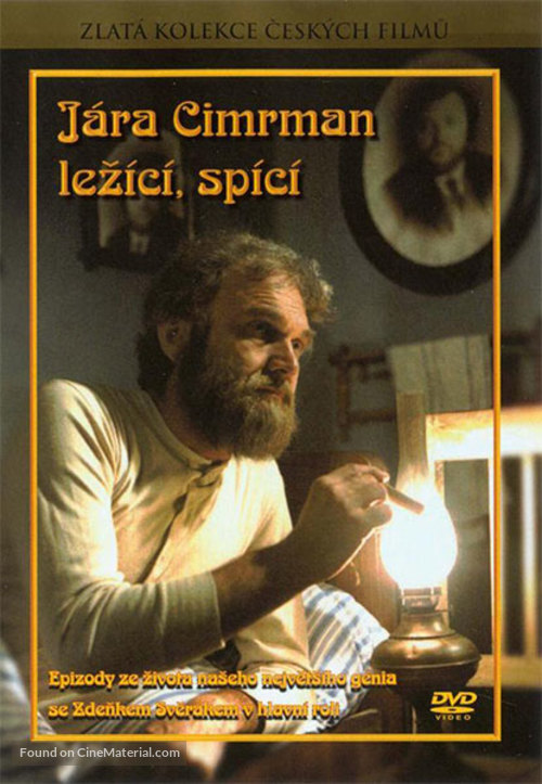 J&aacute;ra Cimrman lez&iacute;c&iacute;, sp&iacute;c&iacute; - Czech DVD movie cover
