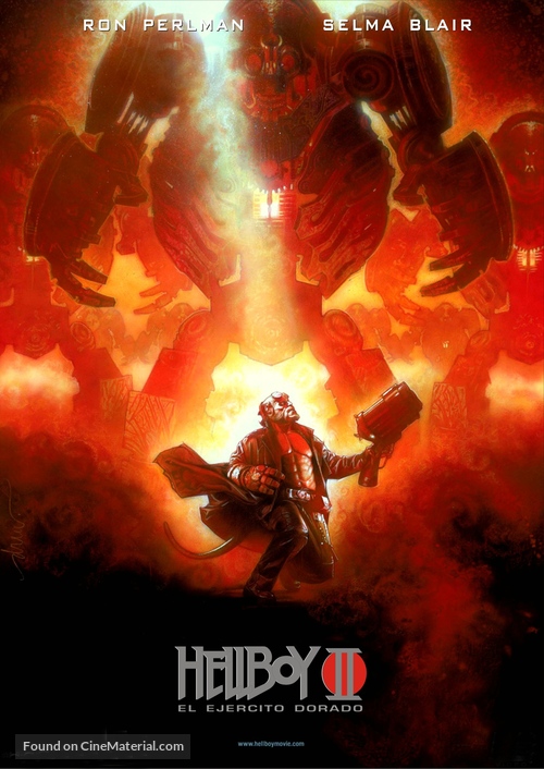 Hellboy II: The Golden Army - Spanish Movie Poster