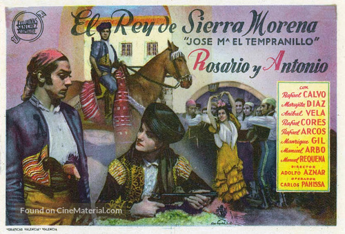 El rey de Sierra Morena - Spanish Movie Poster