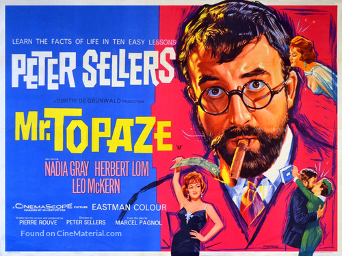 Mr. Topaze - British Movie Poster