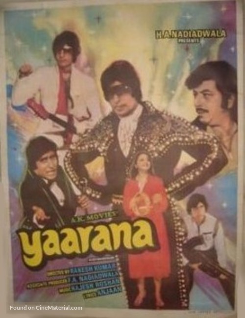 Yaarana - Indian Movie Poster