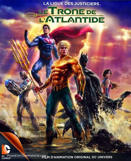 Justice League: Throne of Atlantis - French Blu-Ray movie cover