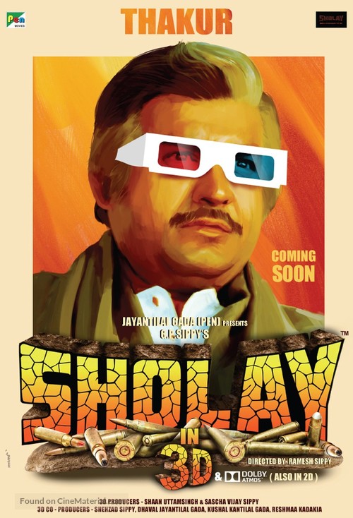 Sholay - Indian Re-release movie poster