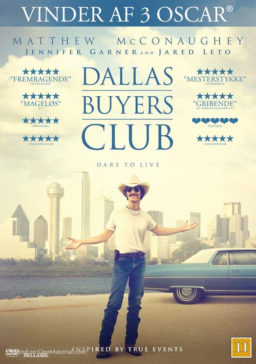 Dallas Buyers Club - Danish DVD movie cover