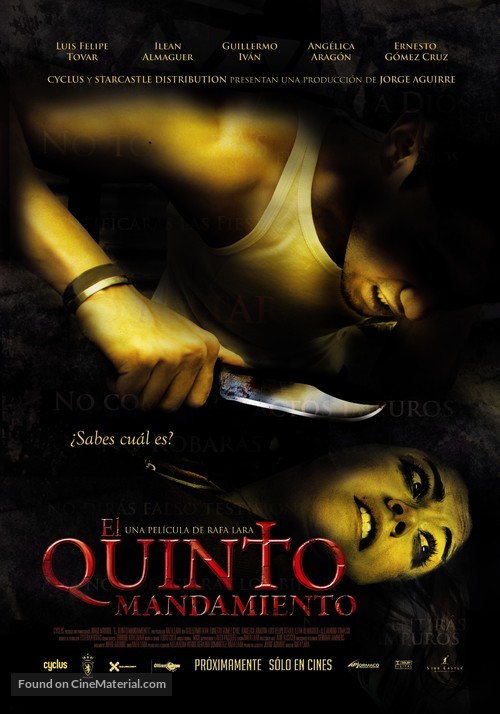 El quinto mandamiento - Mexican Movie Poster