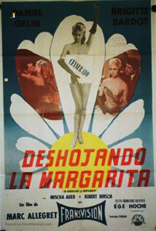 En effeuillant la marguerite - Mexican Movie Poster