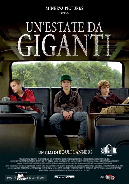 Les g&eacute;ants - Italian Movie Poster