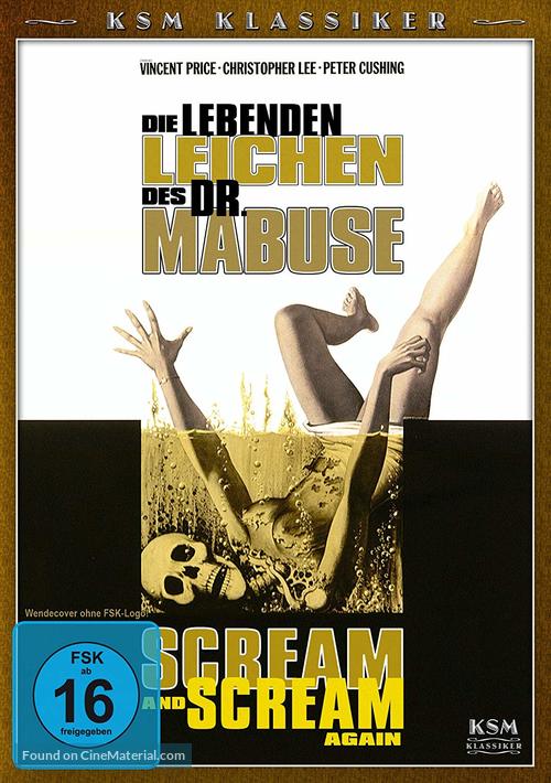 Scream and Scream Again - German DVD movie cover