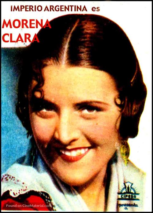 Morena Clara - Spanish Movie Poster