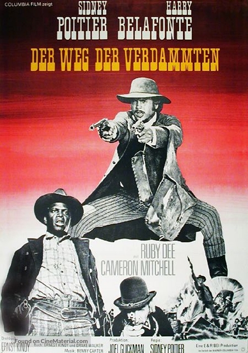 Buck and the Preacher - German Movie Poster