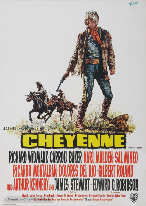 Cheyenne Autumn - German Movie Poster