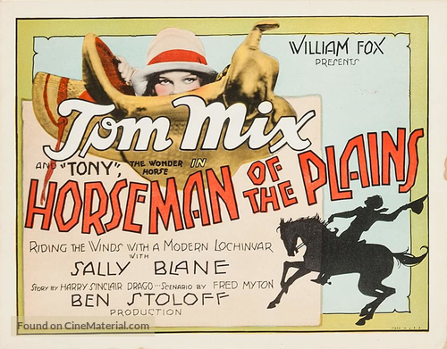 A Horseman of the Plains - Movie Poster