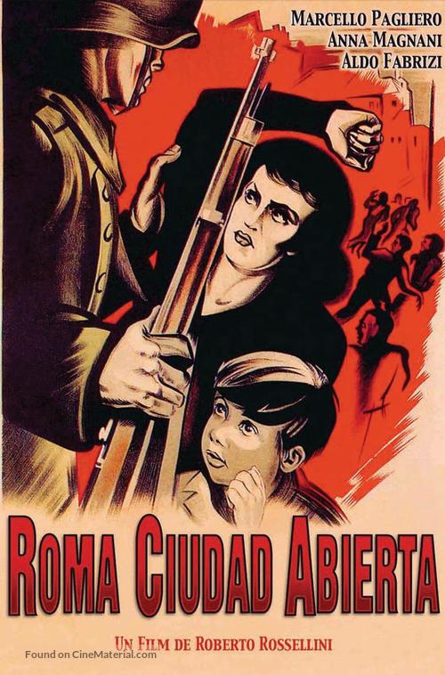 Roma, citt&agrave; aperta - Argentinian Movie Poster