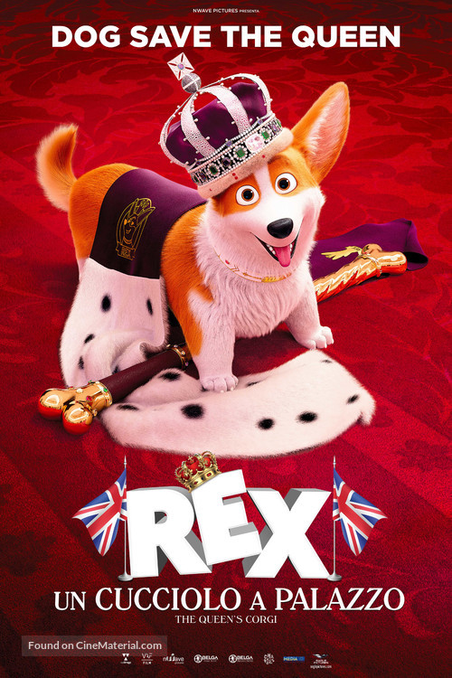 The Queen&#039;s Corgi - Italian Movie Poster