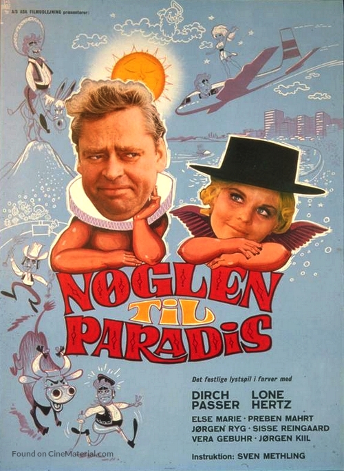 N&oslash;glen til paradis - Danish Movie Poster