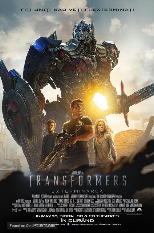 Transformers: Age of Extinction - Romanian Movie Poster