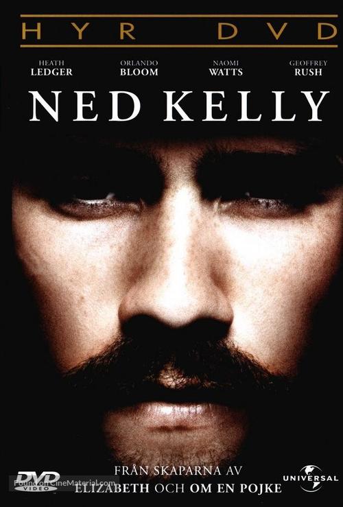 Ned Kelly - Swedish Movie Cover
