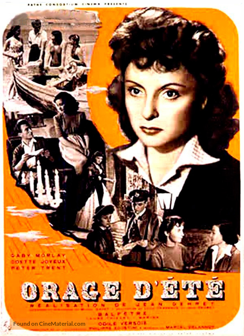 Orage d&#039;&eacute;t&eacute; - French Movie Poster