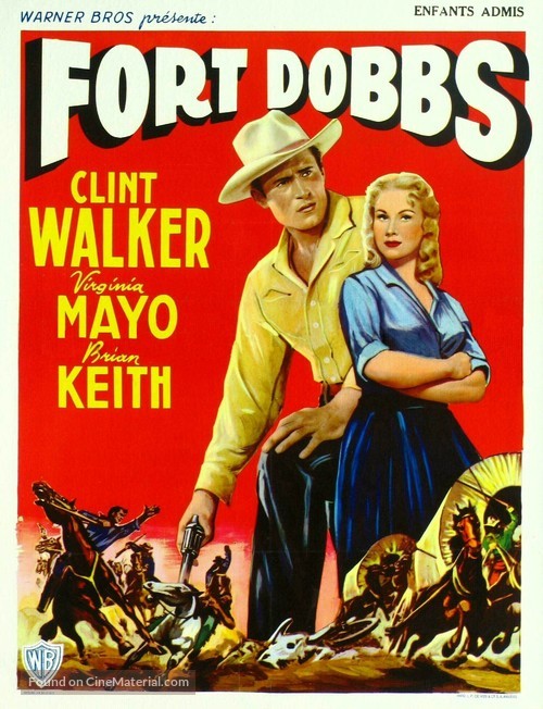 Fort Dobbs - Belgian Movie Poster