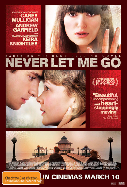 Never Let Me Go - Australian Movie Poster