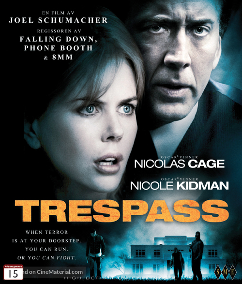 Trespass - Norwegian Blu-Ray movie cover