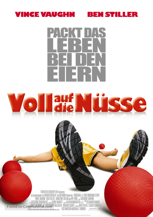 Dodgeball: A True Underdog Story - German Movie Poster