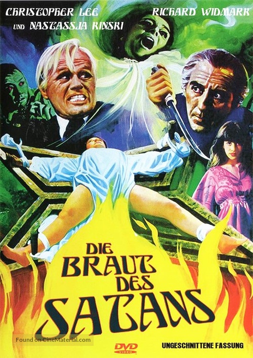 To the Devil a Daughter - German DVD movie cover