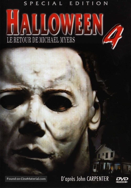 Halloween 4: The Return of Michael Myers - French DVD movie cover