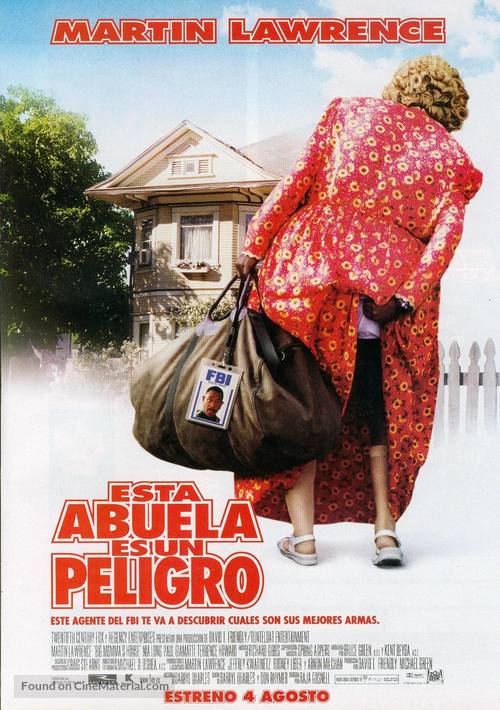 Big Momma&#039;s House - Spanish Movie Poster