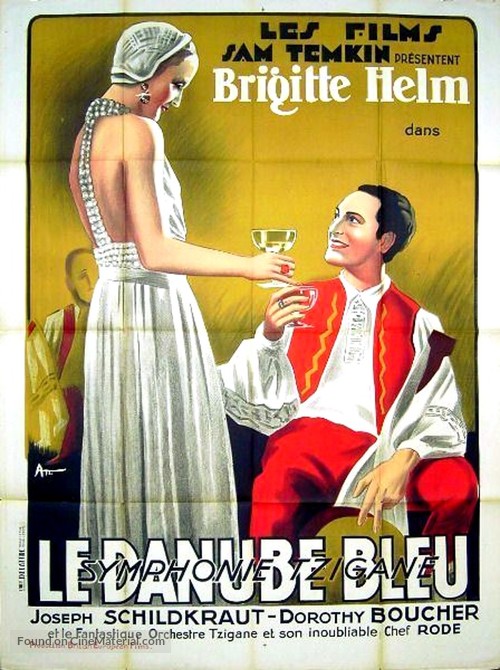 The Blue Danube - French Movie Poster