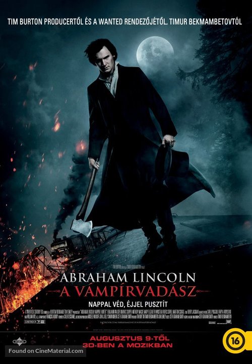 Abraham Lincoln: Vampire Hunter - Hungarian Movie Poster