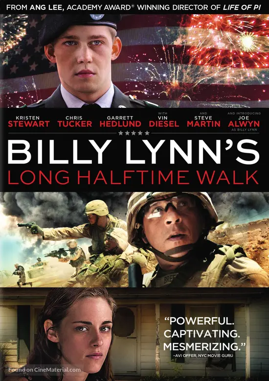 Billy Lynn S Long Halftime Walk 2016 Movie Cover