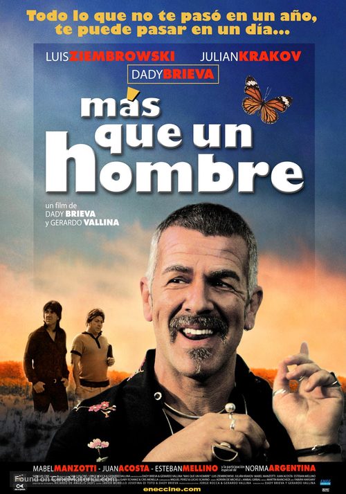 M&aacute;s que un hombre - Uruguayan poster