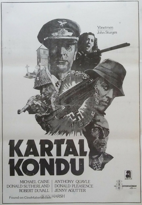 The Eagle Has Landed - Turkish Movie Poster