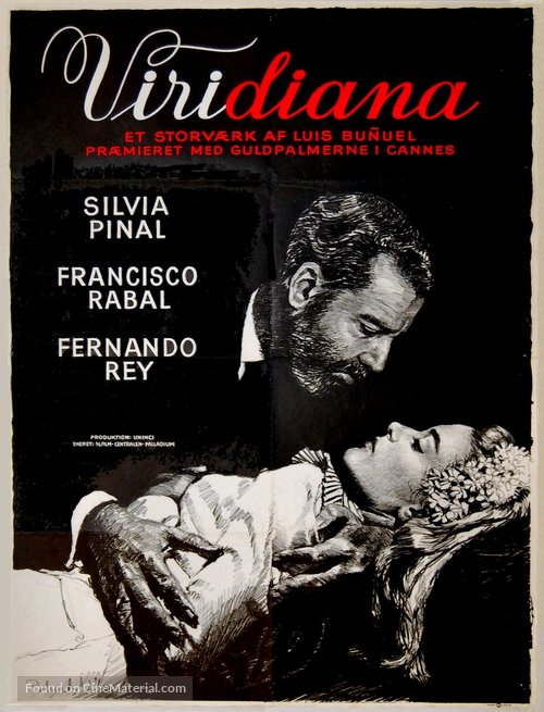 Viridiana - Danish Movie Poster