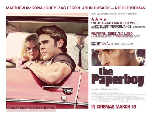 The Paperboy - British Movie Poster