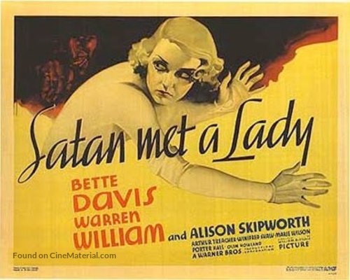 Satan Met a Lady - Movie Poster