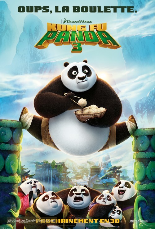 Kung Fu Panda 3 - French Movie Poster