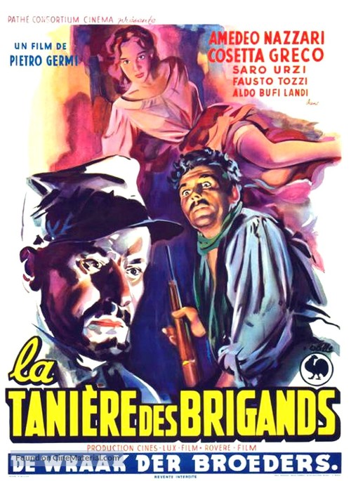 Il brigante di Tacca del Lupo - Belgian Movie Poster