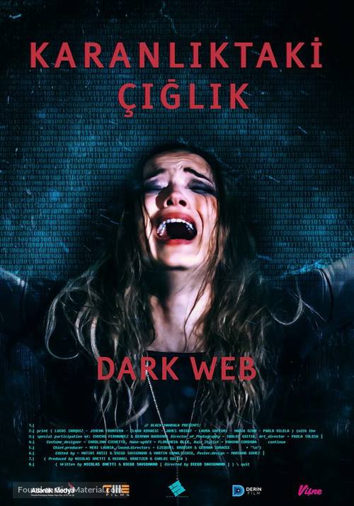 Dark Web: Descent Into Hell - Turkish Movie Poster