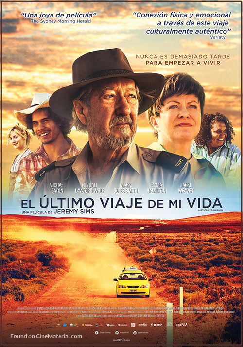 Last Cab to Darwin - Colombian Movie Poster
