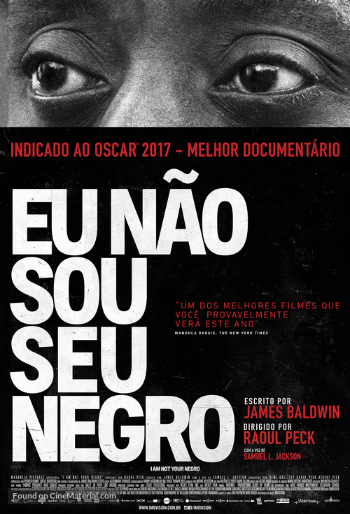 I Am Not Your Negro - Brazilian Movie Poster