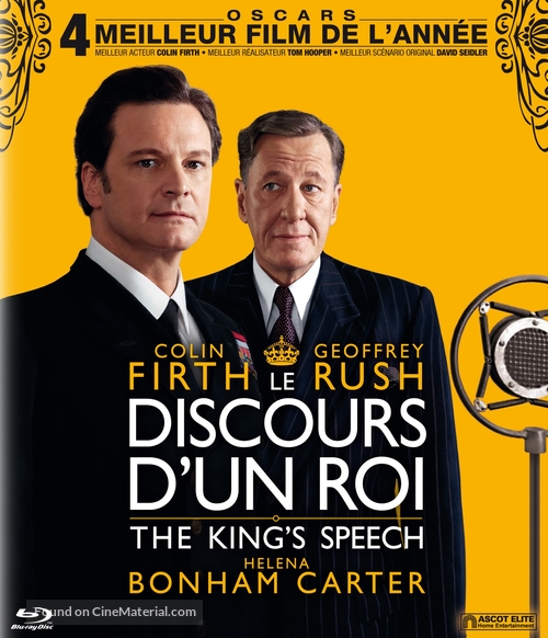 The King&#039;s Speech - Swiss Blu-Ray movie cover