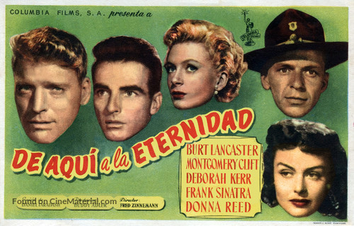 From Here to Eternity - Spanish Movie Poster