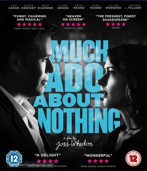 Much Ado About Nothing - British Blu-Ray movie cover