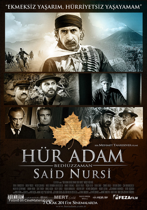 H&uuml;r Adam: Bedi&uuml;zzaman Said Nursi - Turkish Movie Poster
