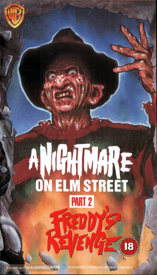 A Nightmare On Elm Street Part 2: Freddy&#039;s Revenge - British Movie Cover