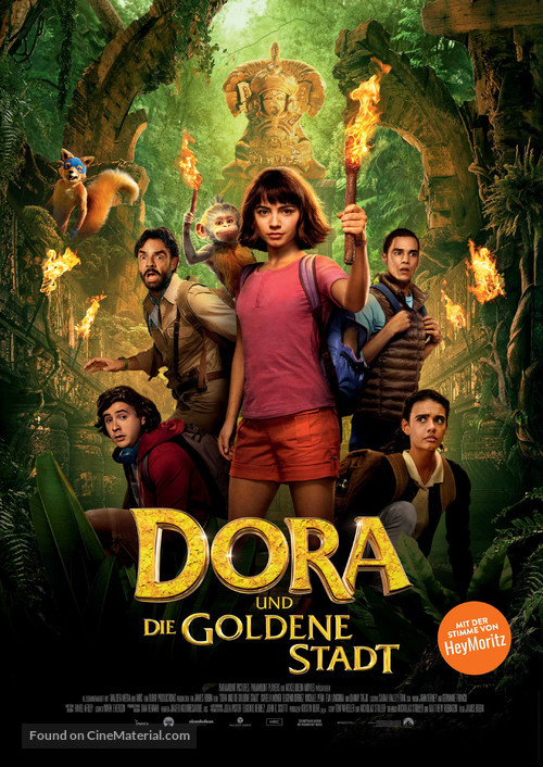 Dora and the Lost City of Gold - Swiss Movie Poster